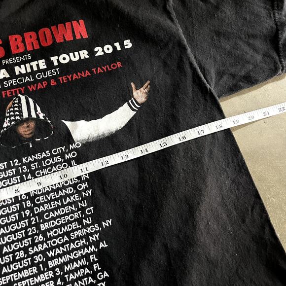 2015 Chris Brown One Hell of a Night Tour M T shirt - Picture 4 of 6